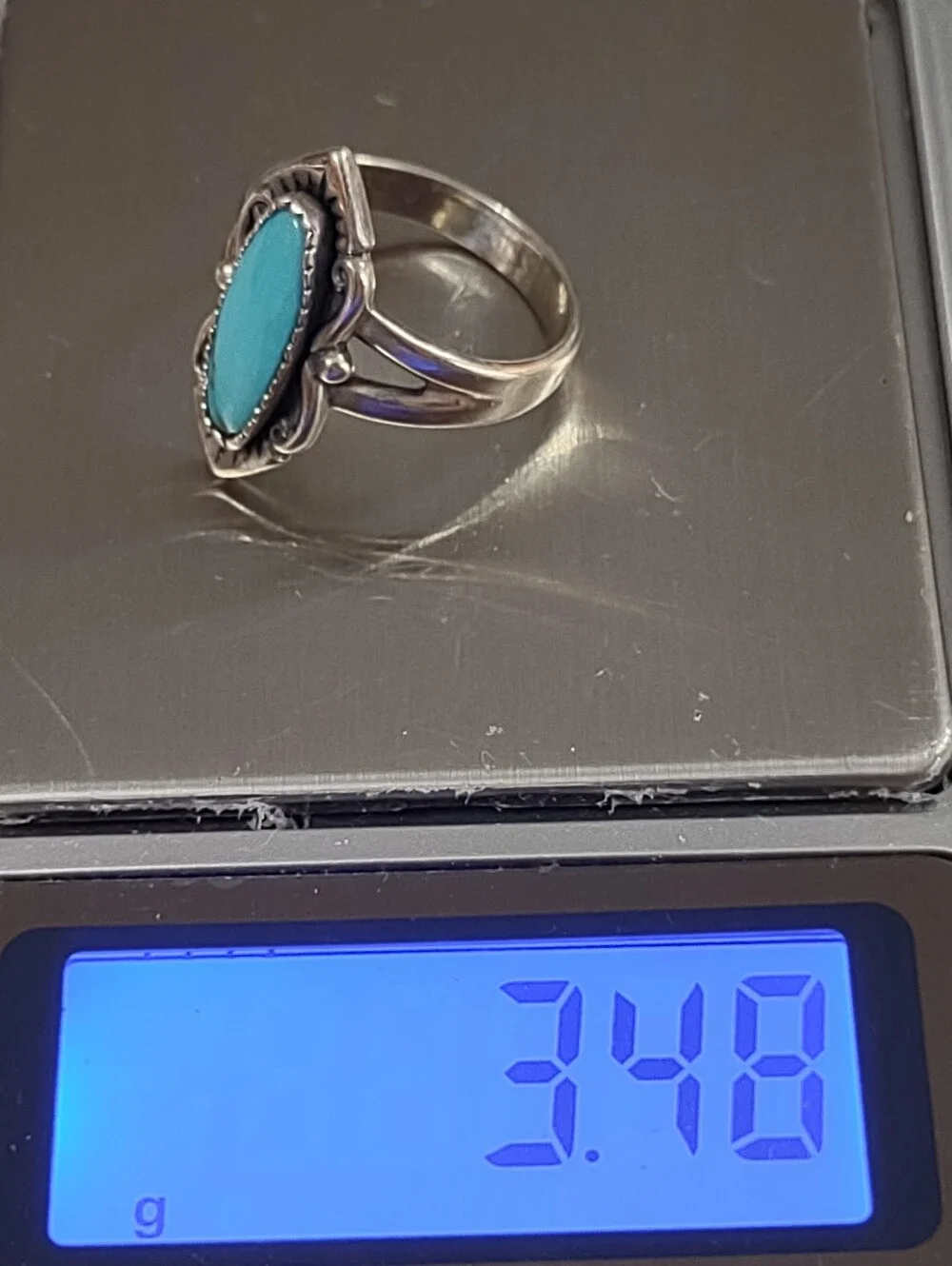 Sterling Turquoise Ring(6)